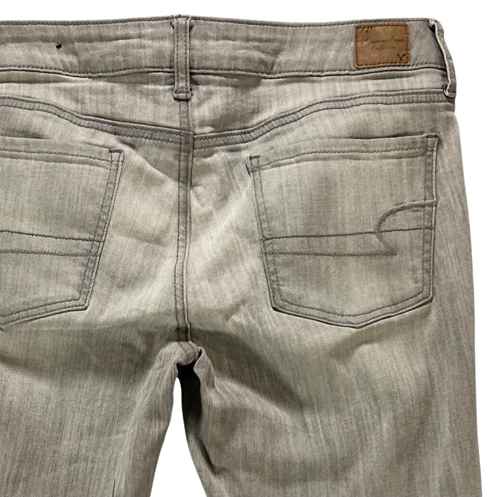 American Eagle‎ Jeggings Women 12 Gray Casual Minimalist Slim Jeans